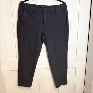 Liverpool Los Angeles Petite 12 Navy Slim Ankle Work Pants